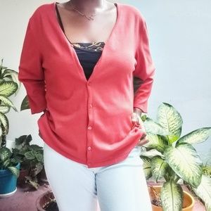 Cable and Gauge Cardigan Sweater
